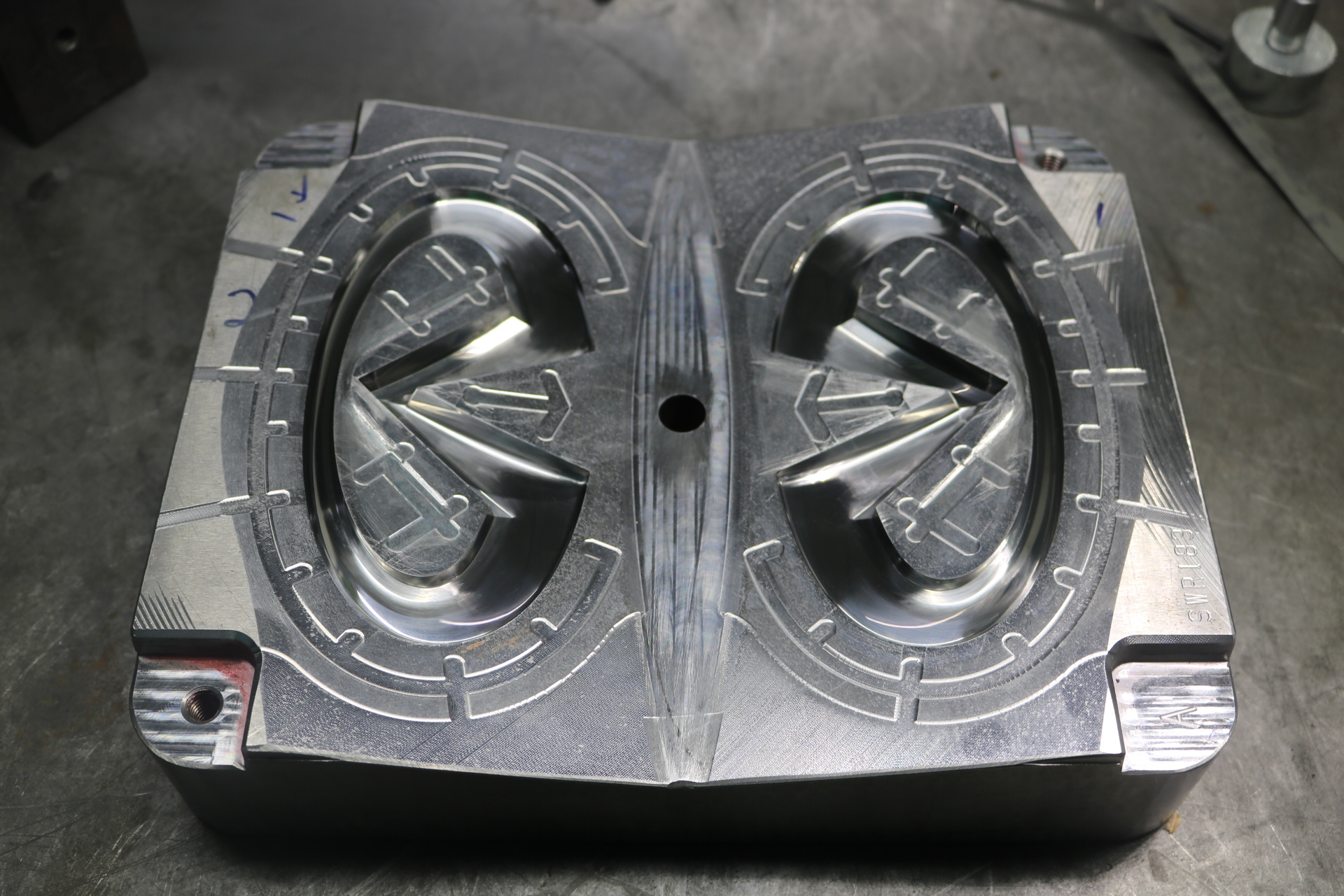 鏡面拋光加工車標(biāo)模具